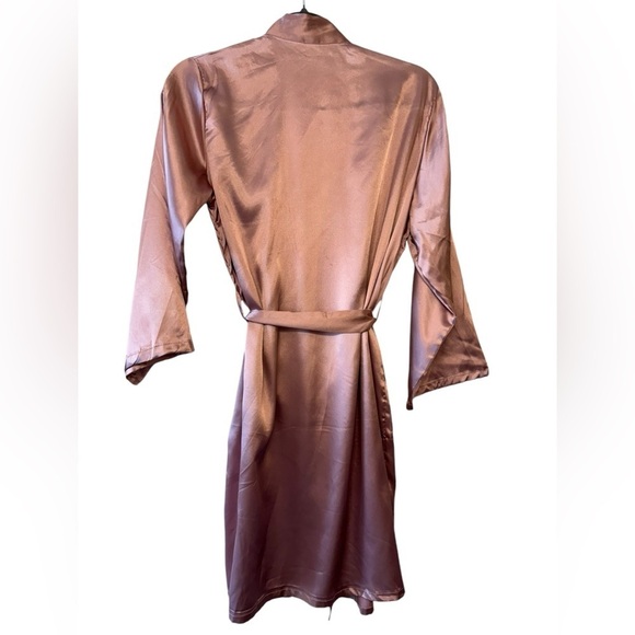 Satin Robe with Belt M - Picture 2 of 5